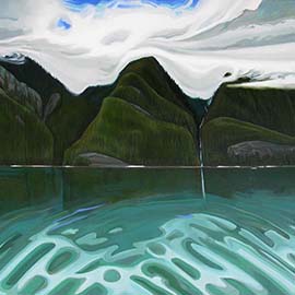 1. <i>The Shore</i>, oil/canvas, 20"x24", 2015.