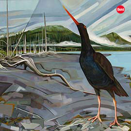 2. <i>The Oystercatcher</>, oil/linen, 20"x24", 2014. SOLD