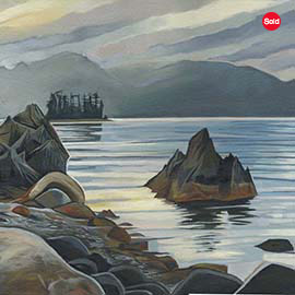 4. <i>Harbor Island<i>, oil/panel, 11"x14", 2014. SOLD