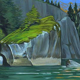 10. <i>Growth</i>, gouache, unframed.