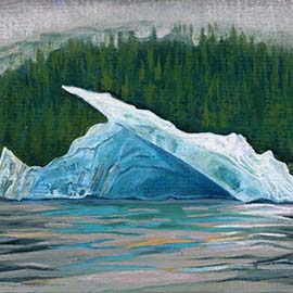 2. <i>Iceberg 5</i>, gouache.