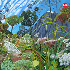 4. <i>The Field<i>, oil/linen, 30"x40", 2015. SOLD