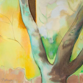 <i>North Side of Rain, 2014</i>, oil on linen,  36" x 50"