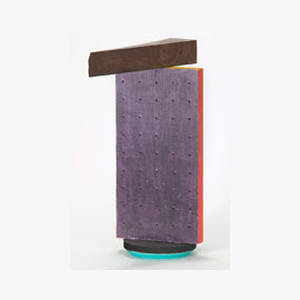 <i>Sir, 2010</i>, polychrome wood, 12" x 9" x 9"