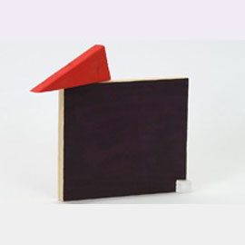 <i>I Get It, 2010</i>, polychrome wood, 8" x 10" x 4"