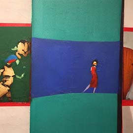 4. Robert Hamilton, Signed Lower Right, 1965, <i>Lot’s Wife</i> Oil on Canvas, 30" x 40"