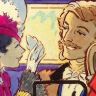 Harold Breul (1889 – 1965), Carriage Driver, 1932, oil on paper 12.5” x 14.5”