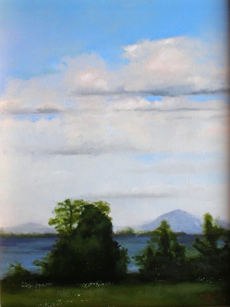 12. Vista, Oil on Panel, 10" x 8"