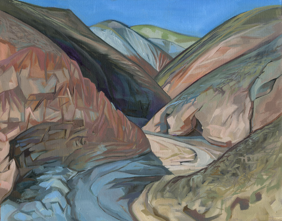 The Path Up, 2012, Oil/Panel, 11x14