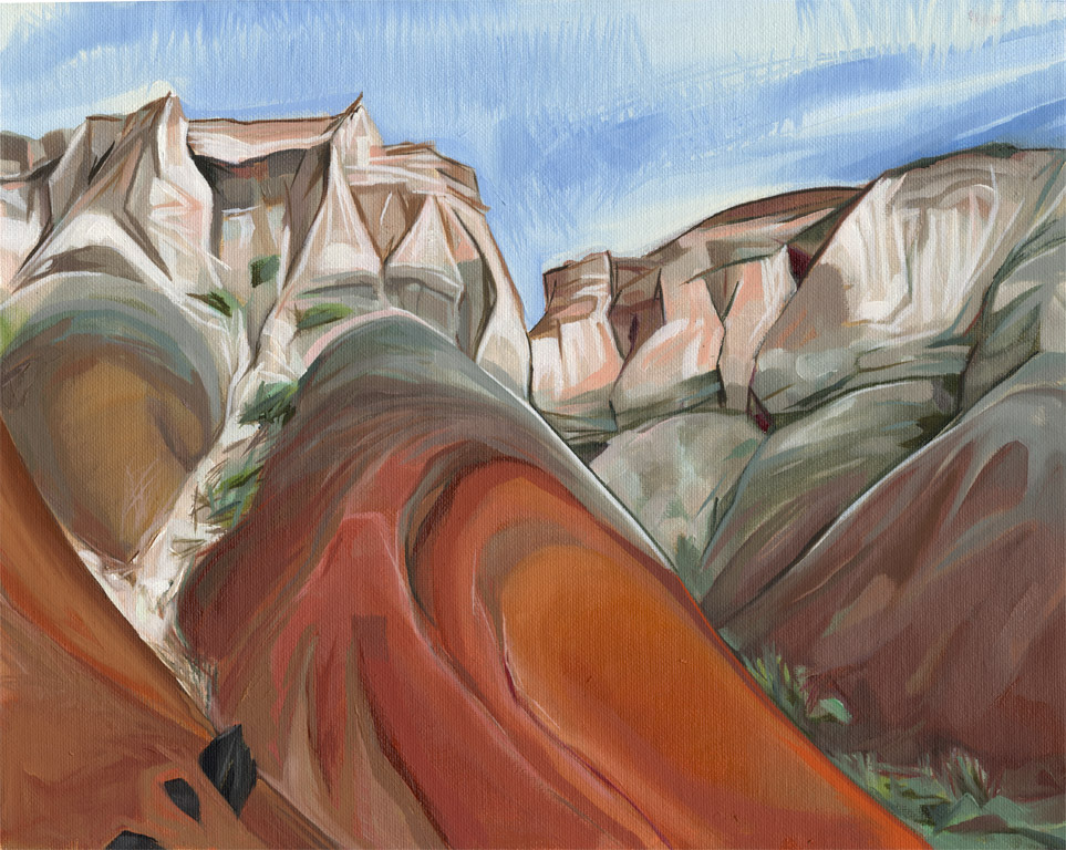 Under the PDI, 2012, Oil/Panel, 11x14