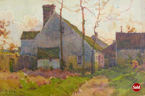 Barbison, France, Watercolor, 8" x 12"