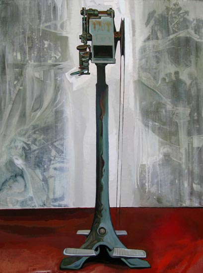 Monument to 1512, 2, Oil on Canvas, 40" x 30"