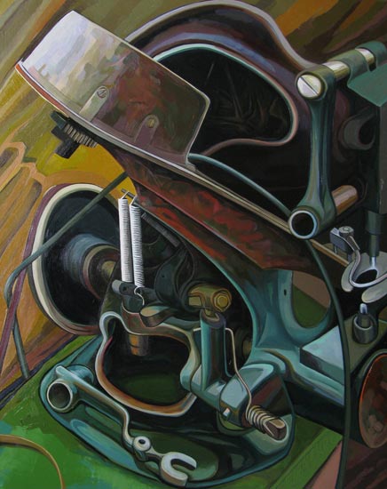 The Center (right panel), Oil on Canvas, 30" x 24"