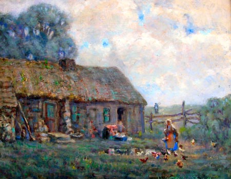 7. In Ireland, Oil on Canvas 15" x 12"